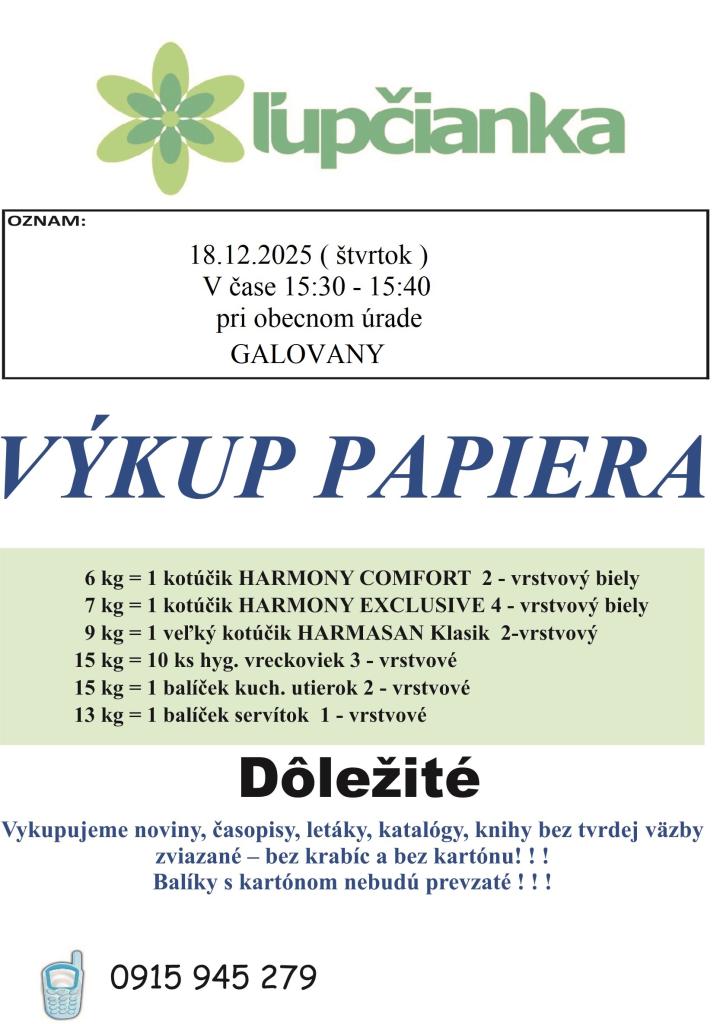 Výkup papiera