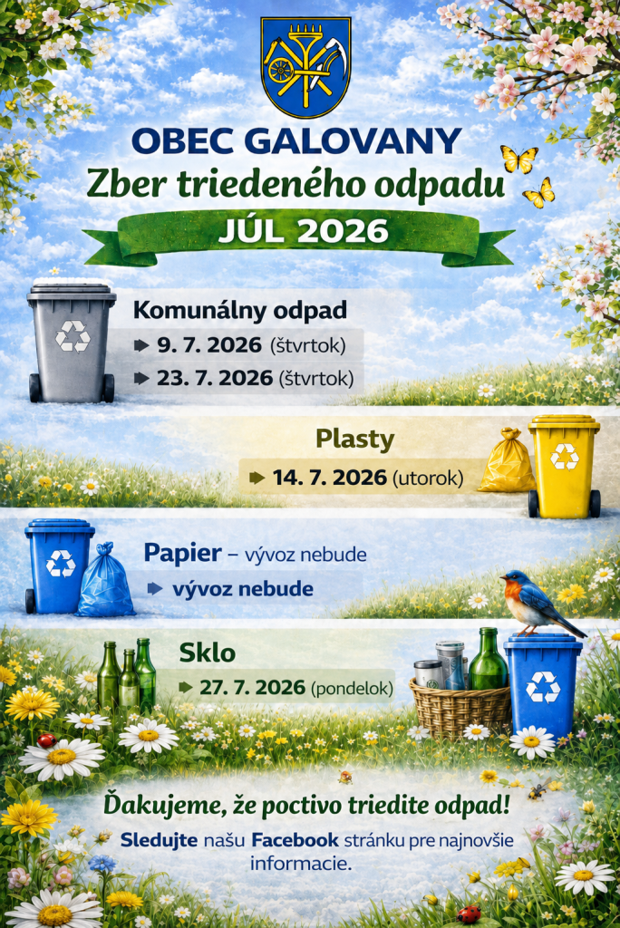 Separovaný zber jún 2026